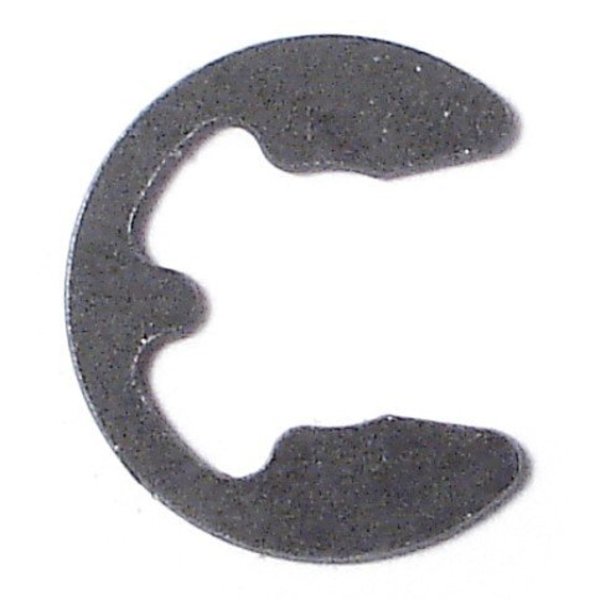 Midwest Fastener External-E E-Clip, Steel Plain Finish, 6 mm Shaft Dia, 15 PK 32423